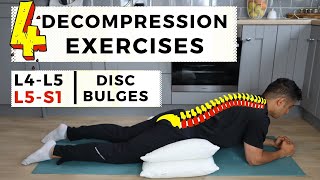 L4 L5  L5 S1 disc bulge best exercise rehabilitation for pain relief [upl. by Gipps]