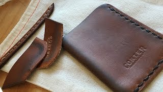 Cutting Apart a Handmade Leather iPhone Case [upl. by Nitsua]