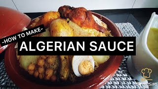 Algerian Sauce for Couscous and Reshta 💯👌 تحضير الرشتة الجزائرية بكل تفاصيلها حتى [upl. by Rj956]