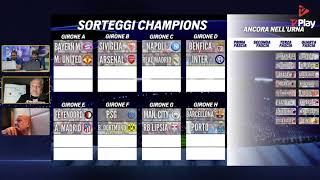 LIVE SORTEGGI CHAMPIONS LEAGUE 20232024 [upl. by Fortune]