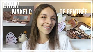 GET READY WITH ME makeup de rentrée [upl. by Lerrud473]