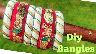 Handmade Bangles  diy bangle set tutorial [upl. by Sherrer]