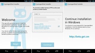 CYANOGENMOD INSTALLER  WALKTHROUGH [upl. by Three]