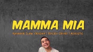 Mamma Mia Karaoke Slow Acoustic Version  Ripley Cover [upl. by Okia915]