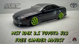 MST RMX 25 Toyota JZ3  Free camber adjust [upl. by Aketal]