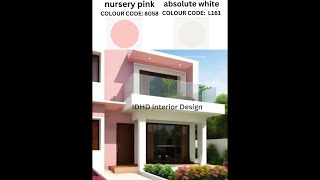 Exterior paint colors 2024exterior paint color combinations asianpaints frontelevationdesign [upl. by Newmann]