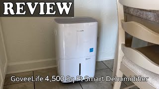 GoveeLife 4500 SqFt Smart Dehumidifier Review [upl. by Nnaeirb]