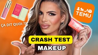 CRASH TEST MAQUILLAGE TEMU DINGUERIE [upl. by Yorztif]