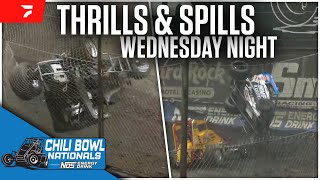 Wednesday Thrills amp Spills  2024 Chili Bowl Nationals [upl. by Griffin]