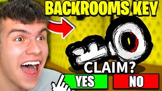 How To GET  USE BACKROOMS KEY LOCATION In Roblox Pet Simulator 99 [upl. by Eiznik]