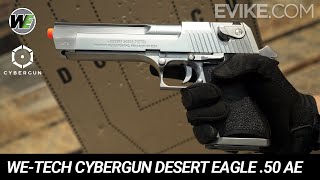 WETech Cybergun Desert Eagle 50 AE GBB Airsoft Pistol  Snap Shot [upl. by Gintz]