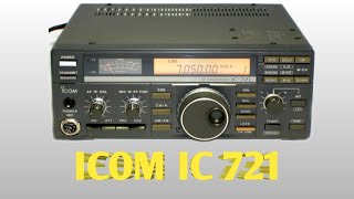 REVIEW RADIO ICOM IC 721 HF [upl. by Elatnahs]