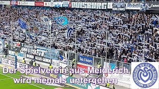 Der Spielverein aus Meiderich wird niemals untergehen Gänsehaut Pur Fangesang [upl. by Kohler936]