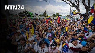 Éxodo venezolano esperanzado en Edmundo González y María Corina Machado para regresar al país [upl. by Yc93]