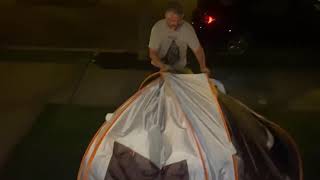 How to fold an Echosmile 46 Person Popup Tent [upl. by Sherline]