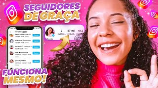 ✩ Como Ganhar SEGUIDORES no Instagram de Graça  Novo Site funcionando em 2024 [upl. by Ydnys]