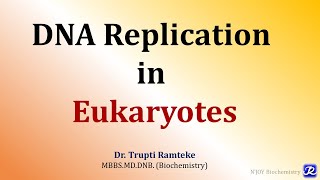 5 Replication in Eukaryotes  Molecular Biology Biochemistry  NJOY Biochemistry [upl. by Klenk]