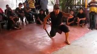 Free flow Machete Carenza in Penang Malaysia Silat Tua [upl. by Egidius]