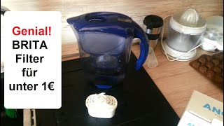 BRITA Wasserfilter für unter 1€  BRITA Wassserfilter Installation  BRITA Filter Kosten Sparen [upl. by Coughlin771]