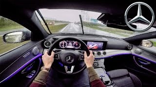 Mercedes Benz E Class 2017 POV Test Drive  AMBIENT LIGHTING [upl. by Ytte212]