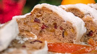 ШТОЛЛЕН  Рождественский кекс Stollen  новогодняя рождественская выпечка  новогодний рецепт [upl. by Ernesto]