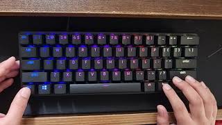 How to change RGB lighting on Razer Huntsman Mini [upl. by Nered525]