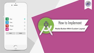 How to Implement Radio Button With Custom Layout in Android Studio  RadioGroupPlus  Android Coding [upl. by Eetsim]