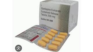 Qutilix SR 200 Tablets Quetiapine Fumarate Sustained Release Tablets 200 mg [upl. by Goth]