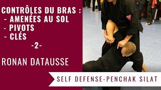 CONTRÔLES DU BRAS  AMENEES AU SOL  PIVOTS  CLES 2 PENCHAK SILAT – SELF DEFENSE [upl. by Lorna249]