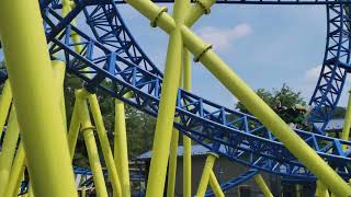 Knoebels amusement park roller coaster quotImpulsequot [upl. by Elidad]