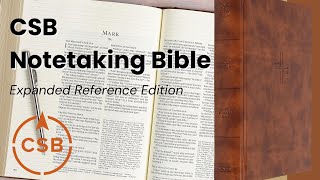 CSB Notetaking Bible Expanded Reference Edition [upl. by Assirat963]