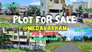 Plots for sale at Medavakkam CMDA Approved plot Land sale at Chennai Property sale land sale [upl. by Mosby]