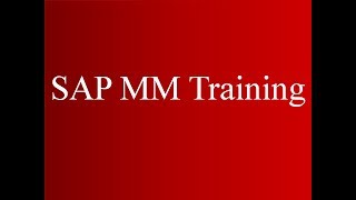 SAP ECC MM Training  Overview of Procurement Processes Video 2  SAP MM Material Management [upl. by Ayom15]