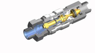 Rectus Quick coupling series 25KB how it works [upl. by Abernon]