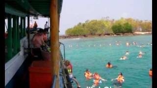 Snorkeling trip nearby islands around Koh Chang Trat Thailand [upl. by Kilby]