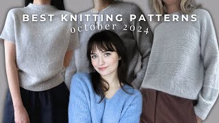 my top knitting patterns released in october 2024 🎃 [upl. by Vaish383]