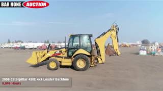 2008 Caterpillar 420E 4x4 Loader Backhoe SN CAT0420EKHLS05663 [upl. by Griswold]