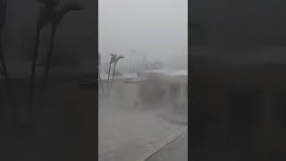 Hurricane raw footage 🌀 cat 5  catastrophic winds hurricane hurricaneian stormdamage weather [upl. by Aihpos]