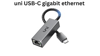 Speed Test Uni USBC to Gigabit Ethernet Adapter with ATampT Fiber  M2 MacBook Pro [upl. by Aidas]