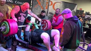 AJ Roberts  1000 LBS Bench Press  XPC Worlds at The Arnold Classic [upl. by Hallvard421]