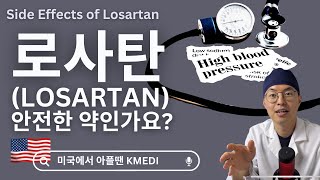 미국의사 Losartan 로사탄을 드신다면 반드시 아셔야 하는 부작용 2가지 고혈압 치료에 참고하세요 [upl. by Ranique]