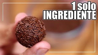 Trufas de CHOCOLATE con 1 SOLO INGREDIENTE  Receta Fácil [upl. by Nino]