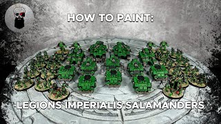 Contrast How to Paint Legions Imperialis Salamanders [upl. by Halfdan]