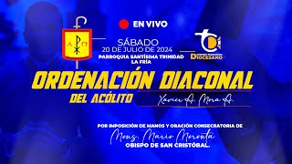 ORDENACIÓN DIACONAL DE XAVIER MORA [upl. by Eetnahc]