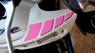 BIKE STICKERING  APACHE  PINK LOVER [upl. by Alaham]