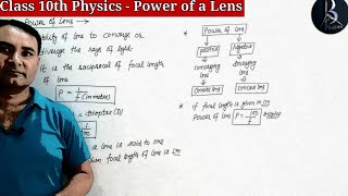 Power of a lens  One Dioptre  Class 10th Physics  betaclasses1byyogeshsir [upl. by Guimar359]