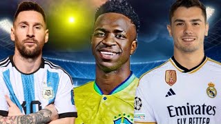 Brezil ak Argentine ap nan batay jodia 🔴Jonatan David pale Brahim Diaz rete sou yon an seleksyon [upl. by Nimajnab]