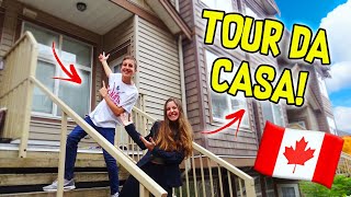 🔴 TOUR PELA NOSSA CASA NO CANADÁ Vancouver  Viagem Tamanho Família [upl. by Skvorak]