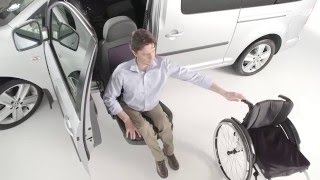 Wheelchair transfer to car with seat lift [upl. by Bak]