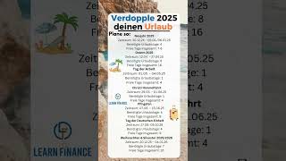 Speichere dieses Video für 2025 ab ✅urlaub flüge urlaubsziele feiertag ferien freiertag meer [upl. by Erihppas]